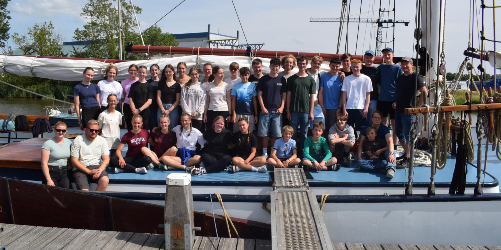 Gruppenfoto Segeln 2025