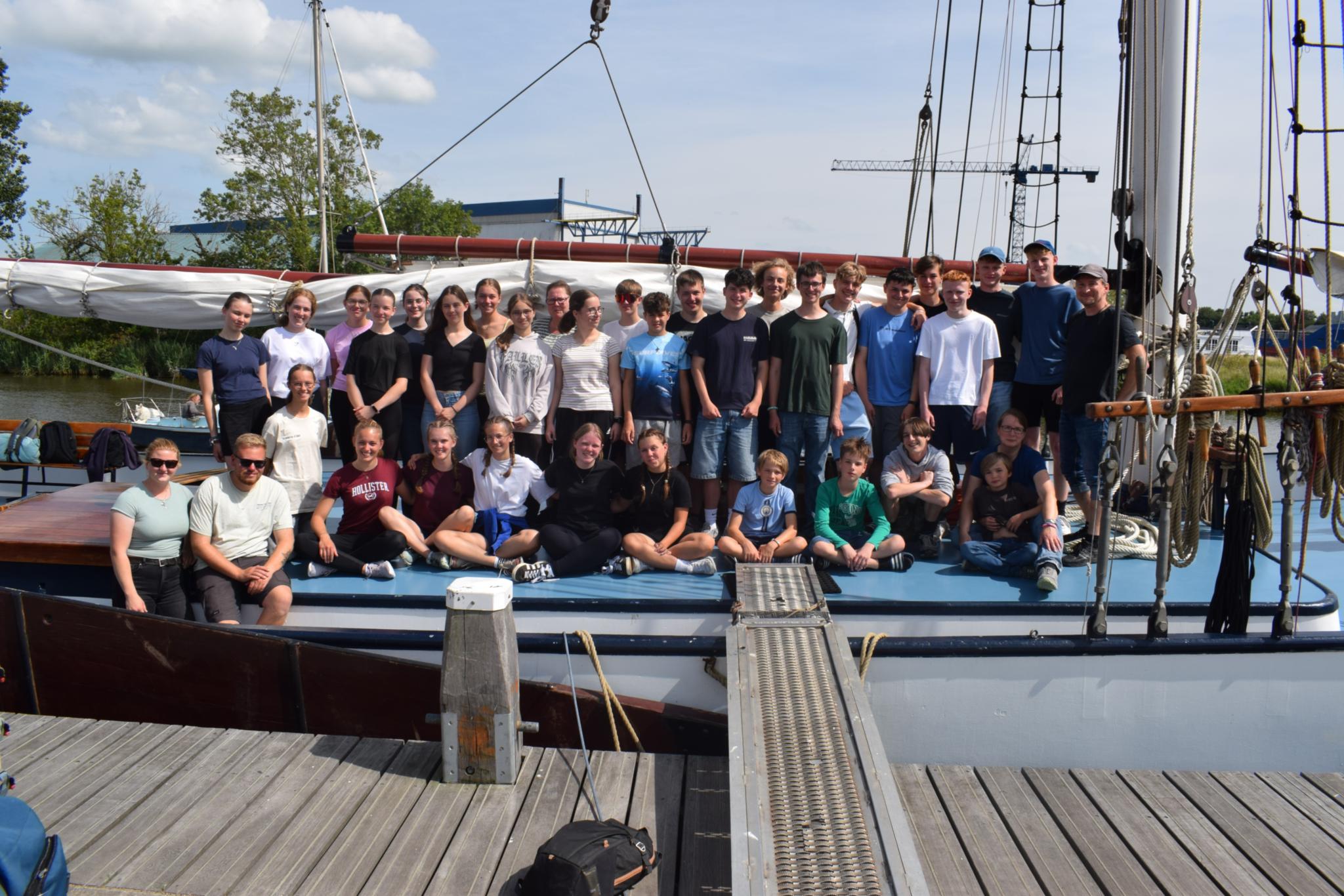 Gruppenfoto Segeln 2025