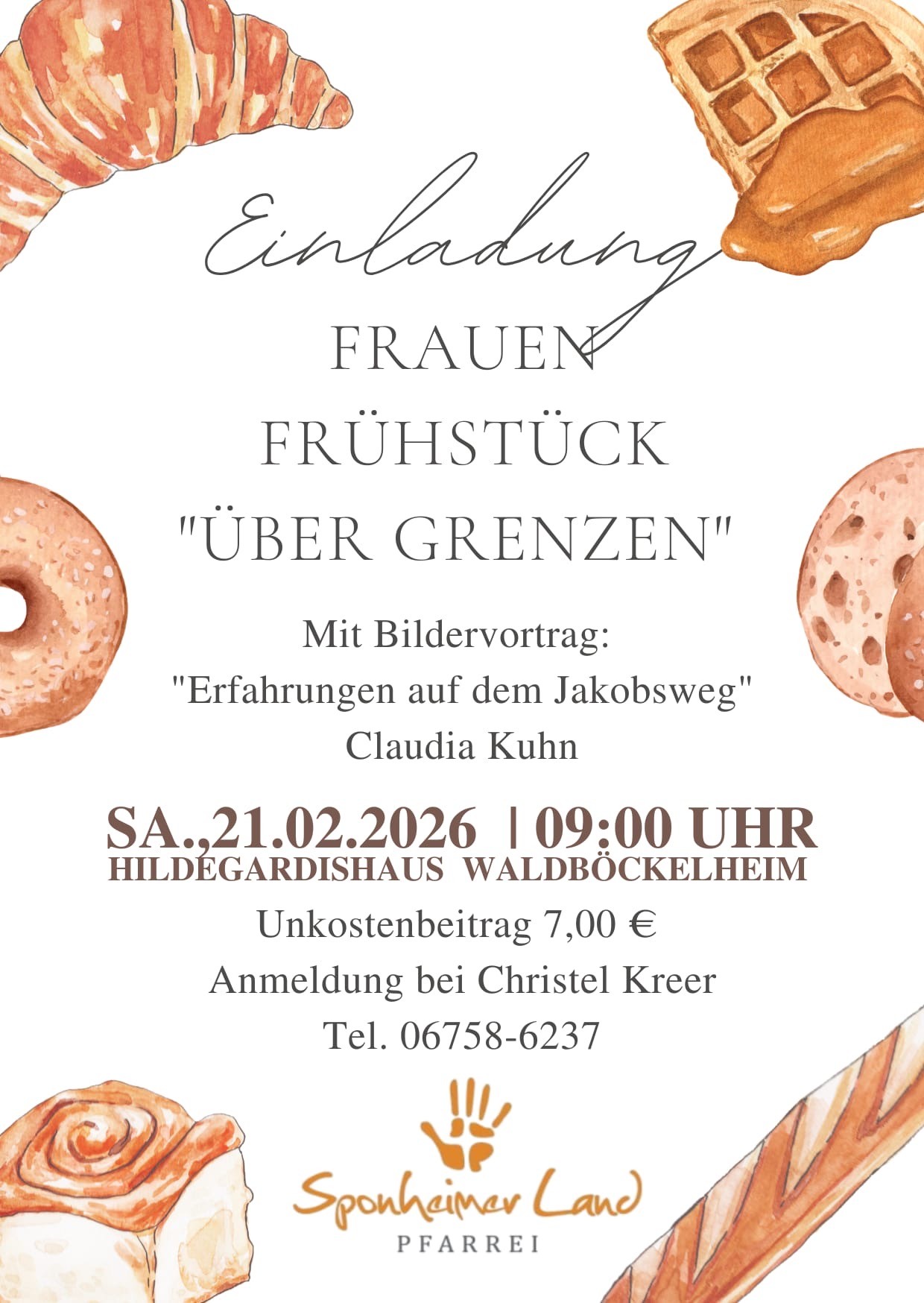 Plakat Frauenfrühstück